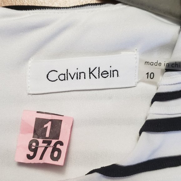 Calvin Klein Dresses Ladies Blackwhite Calvin Klein Summer